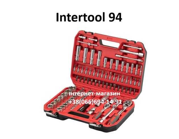 Набір інструментів 94 од INTERTOOL набір для ремонту автомобіля набір ключів набір головок