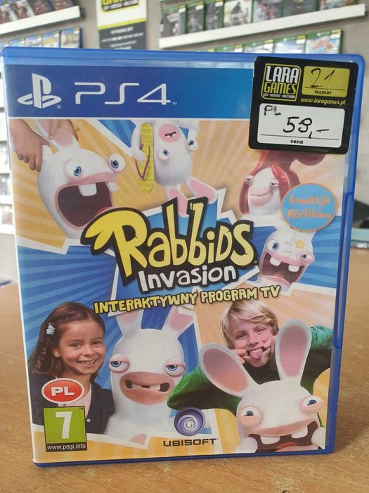 Rabbids Invasion Interaktywny program TV PS4 Lara Games