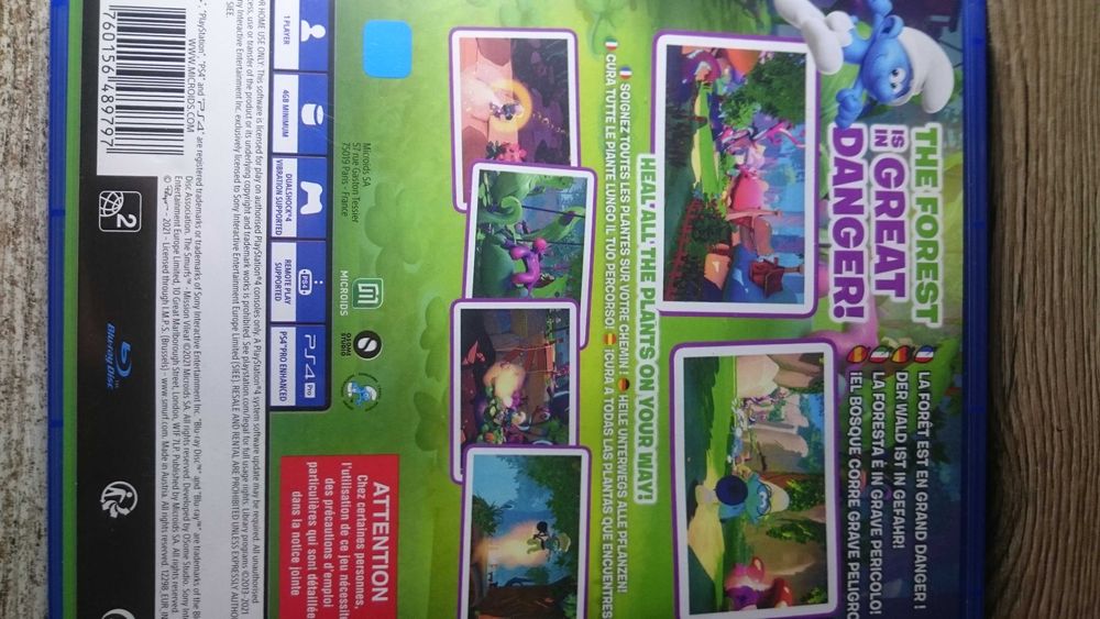 Smerfy misja złoliść POLSKA ps4 playstation 4 lego rayman minecraft