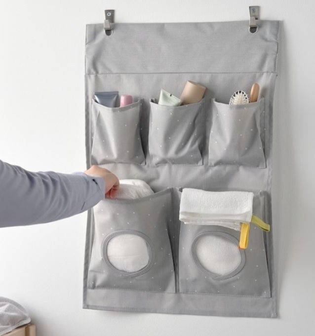 Organizer na łóżeczko dla dziecka len Ikea