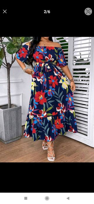 Kolorowa sukienka hiszpanka