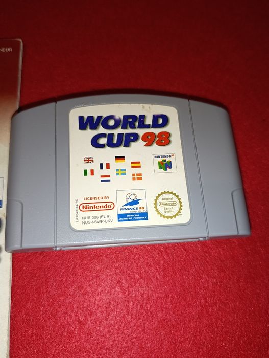 Jogo Nintendo 64 World CUP 98