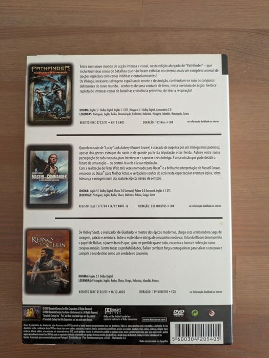 Triple Pack - "Pathfinder" | "Kingdom of Heaven" | "Master and Commander"64739985358465121