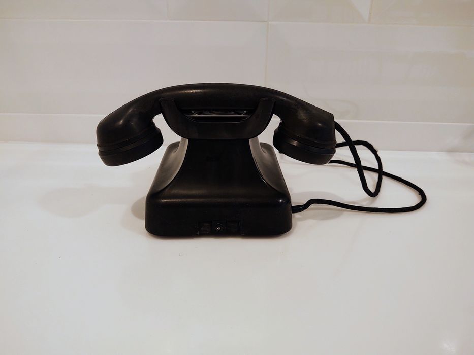 detewe r57 telefon kolekcjonerski antyk retro vintage ebonit