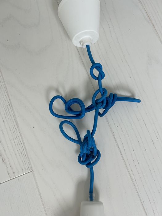 Lampa wisząca sznurek