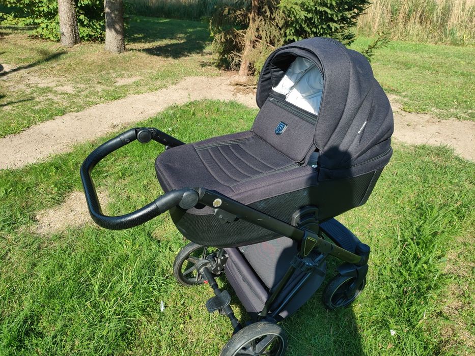 Adamex Belissa Standard Głęboko-Spacerowy 2 w 1 CZARNY