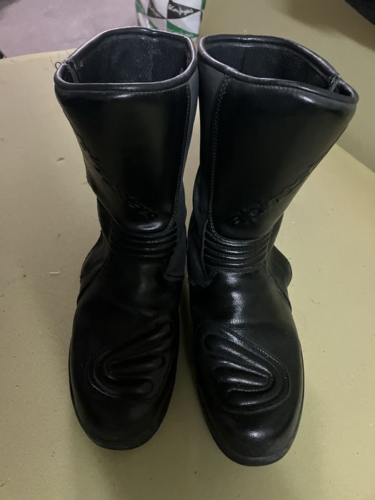 Botas motard cano alto
