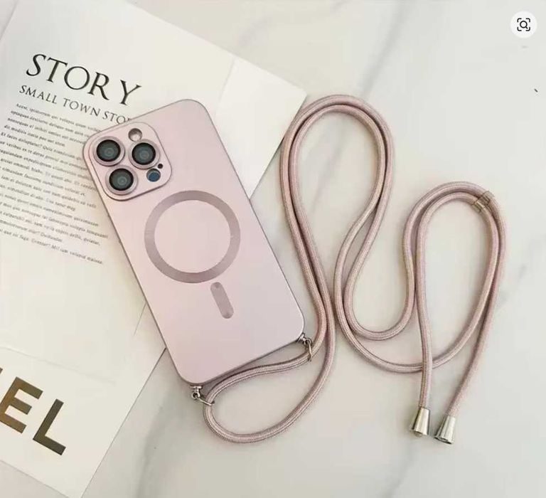 NOWE Etui plecki do iPhone 13 Pro case ze sznurkiem crossbody
