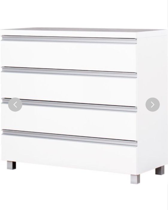 Komoda (3 sztuki) Lakierowana 90 cm z 3 Szufladami  Bodzio