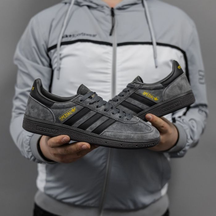 Кросівки Adidas Spezial Grey - Black premium