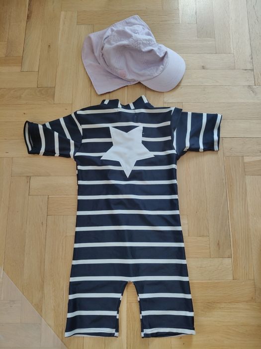Petit Crabe kombinezon uv 3-4 lata plus czapka