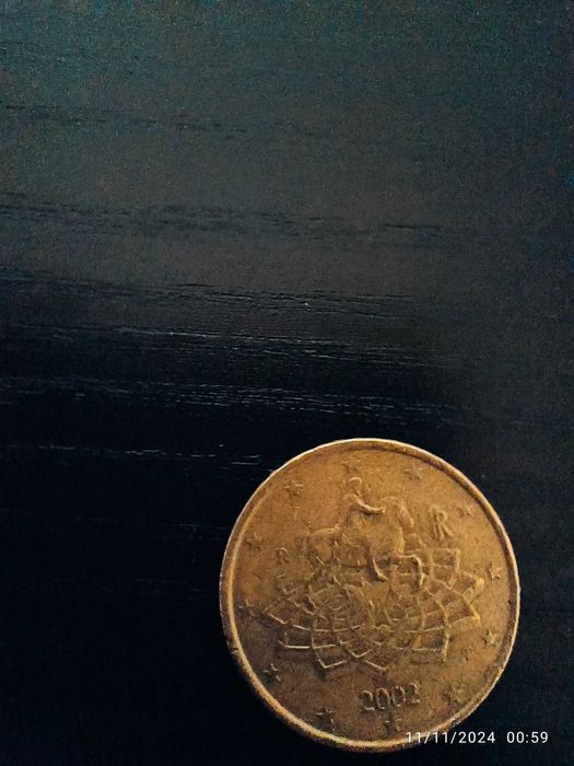 Moeda de euro 50 cêntimos