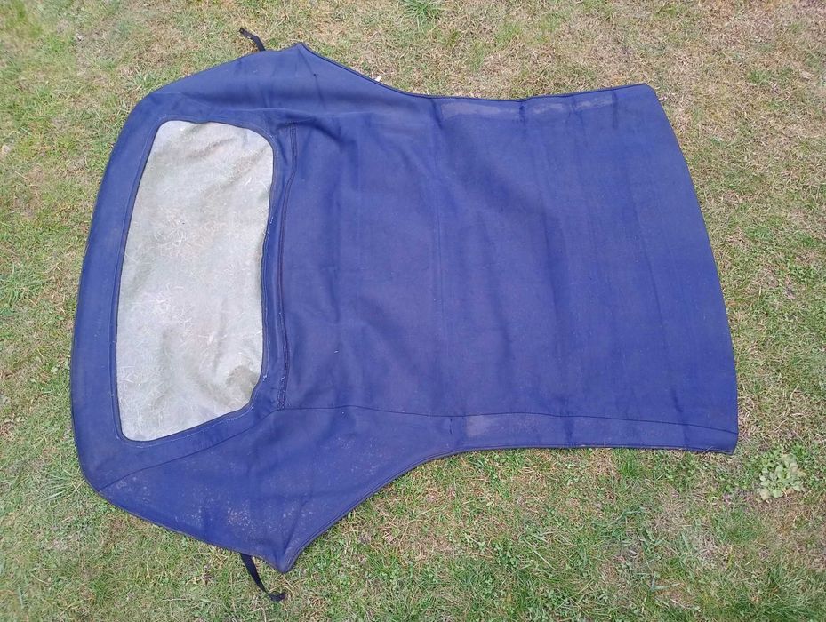 Poszycie dachu dach materiałowy Soft Top niebieski BMW E36 Cabrio