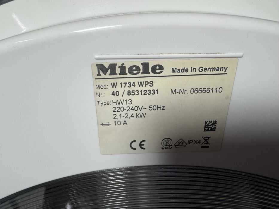 Пралка Пральна машина Miele W 1734 7 кг