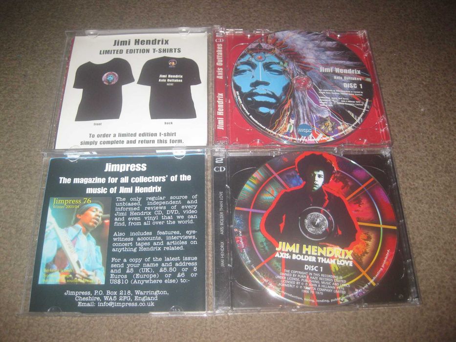 3 CDs do "Jimi Hendrix"