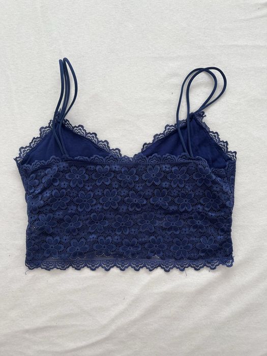 Koronkowy top stanik miękki bez fiszbin
