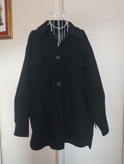 Casaco preto MAJE | 81% lã | Tamanho 2 | equivalente a M/L | bom estado