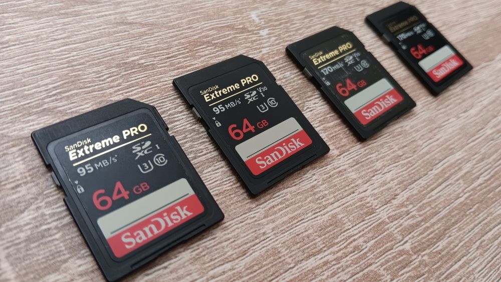 Sandisk Extreme Pro 64gb 170mb/s e 95mb/s