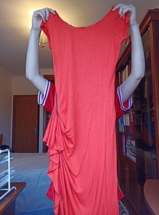 Vestido vermelho da Mango