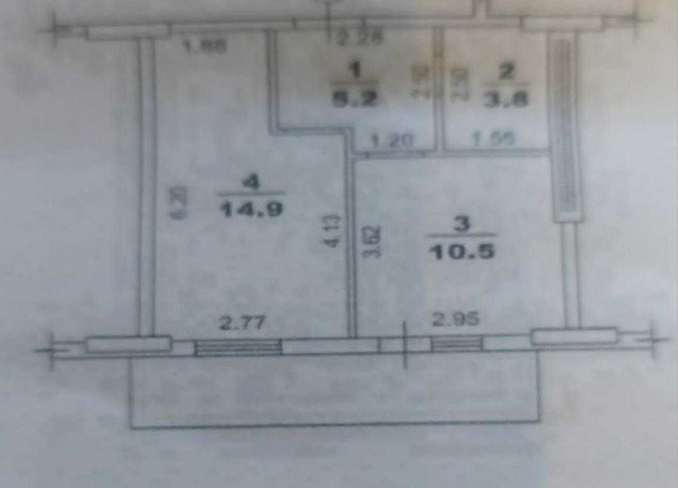 Продам 1 ком. квартиру в ЖК Континент. Таирово/Люстдорфская дорога. 1A11