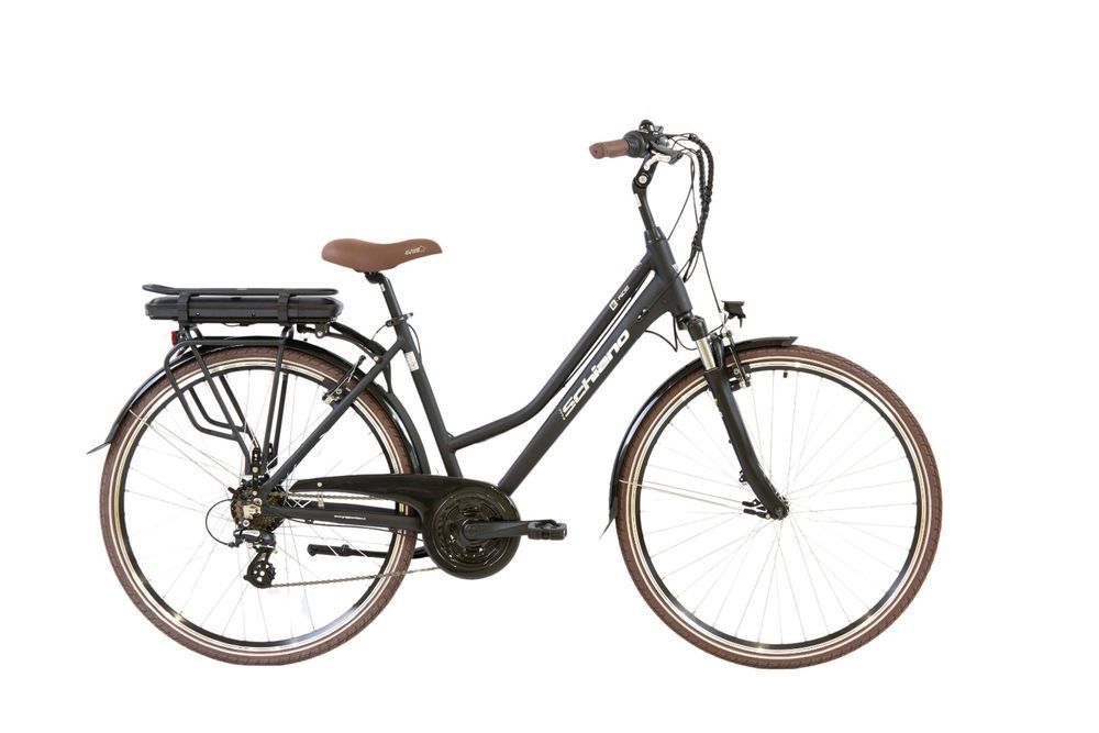 Rower elektryczny F.lli Schiano Damski E-Ride rama 48 cm 28 czarny