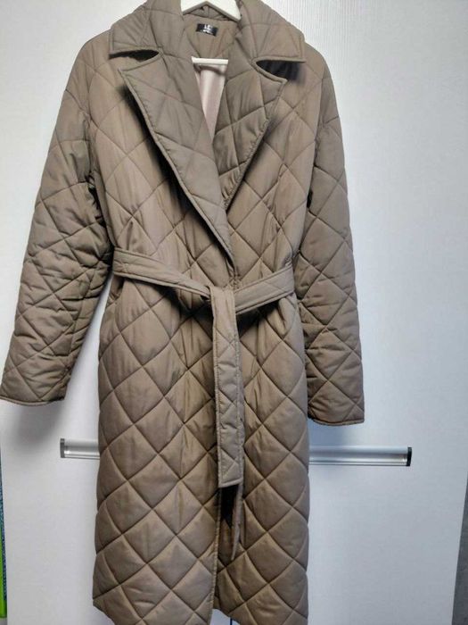 Жіноча куртка пальто, стьоганка весна, L-XL