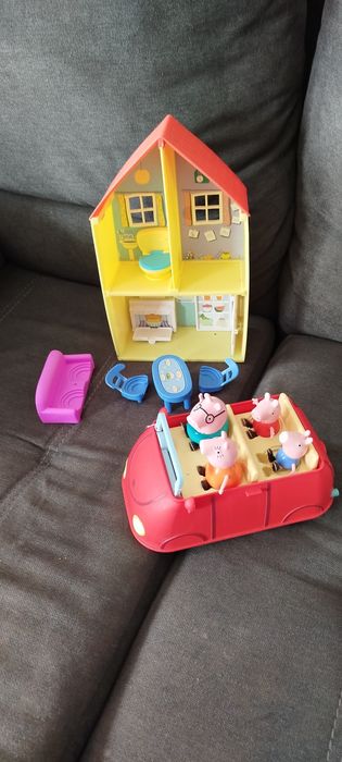 Casa e carro da Peppa Pig