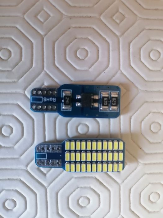 Lâmpadas led canbus T10 W5W, tubolares C5W 31,36,39 e 41mm