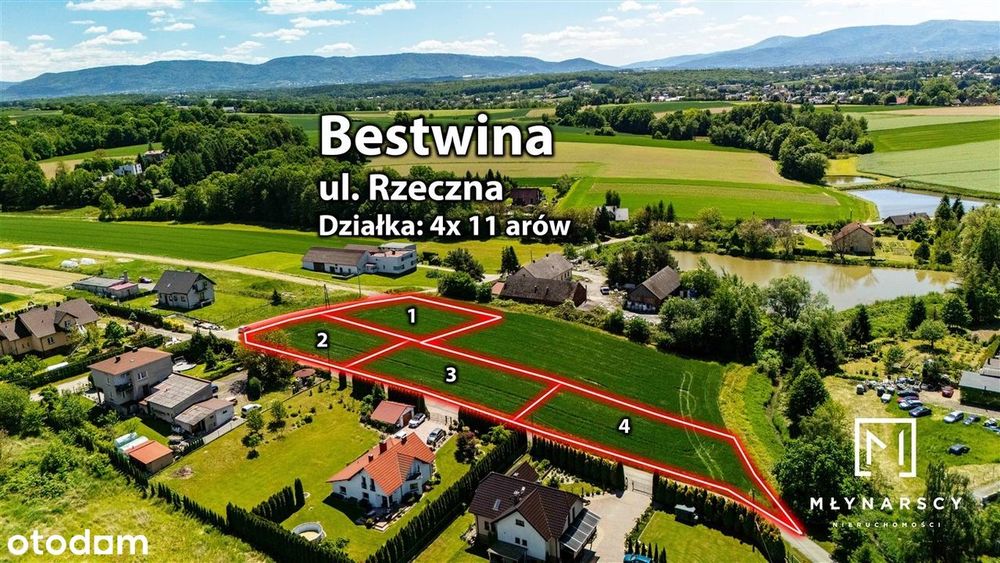 Działka 11 arów | Bestwina | cisza | zieleń - Widok 3
