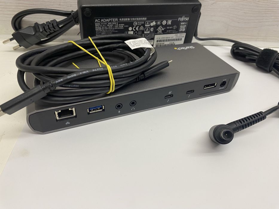 Док-станція StarTech.com TB3DK2DPPDUE Thunderbolt 3 – повний комплект