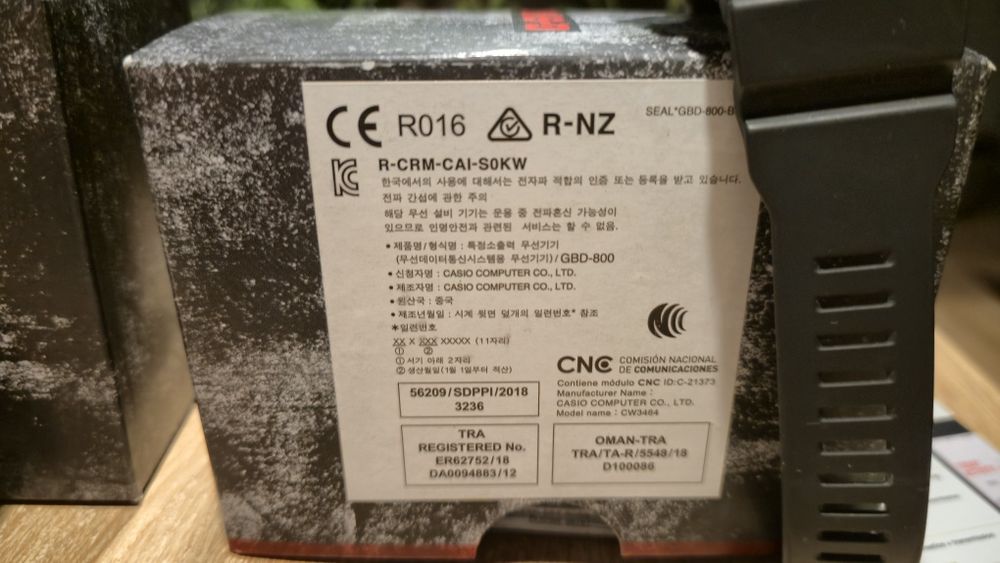 Zegarek Casio G-Shock GBD-800 bluetooth