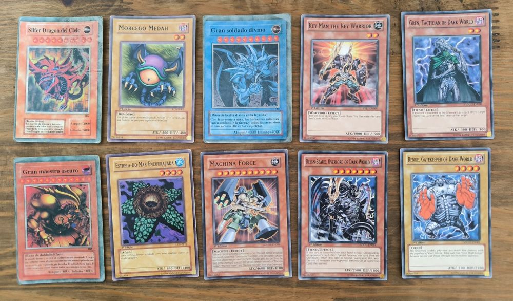 Cartas Konami Yu Gi Oh 1a edição