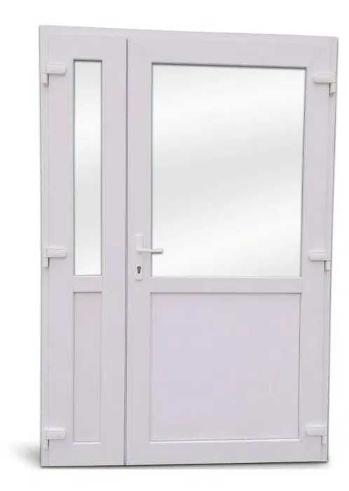 DRZWI Zewnętrzne PCV Sklepowe KACPRZAK Białe 140x210 Lider OLX