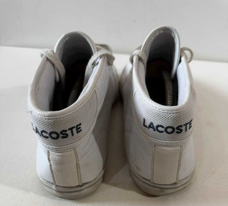 Lacoste buty męskie skórzane wysokie