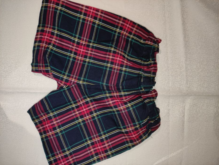 Calção menino aos quadros