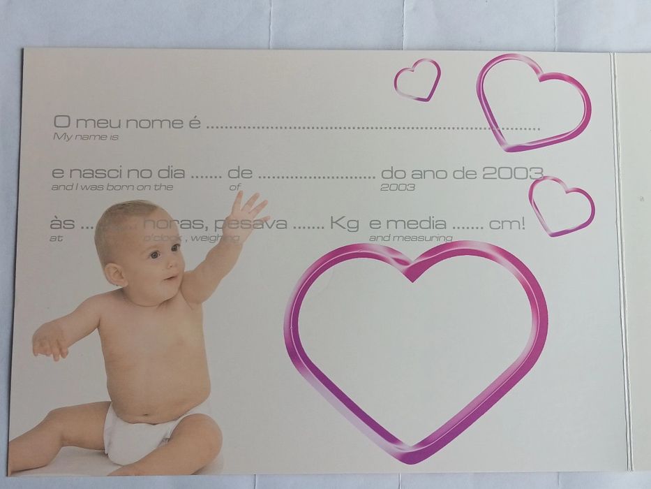 Carteira de moedas bebé de 2003