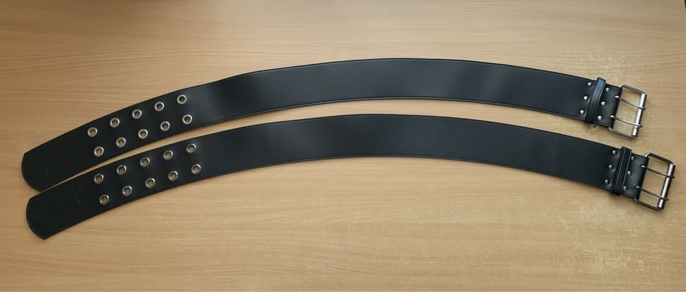 Ремінь з заклепками люверсами