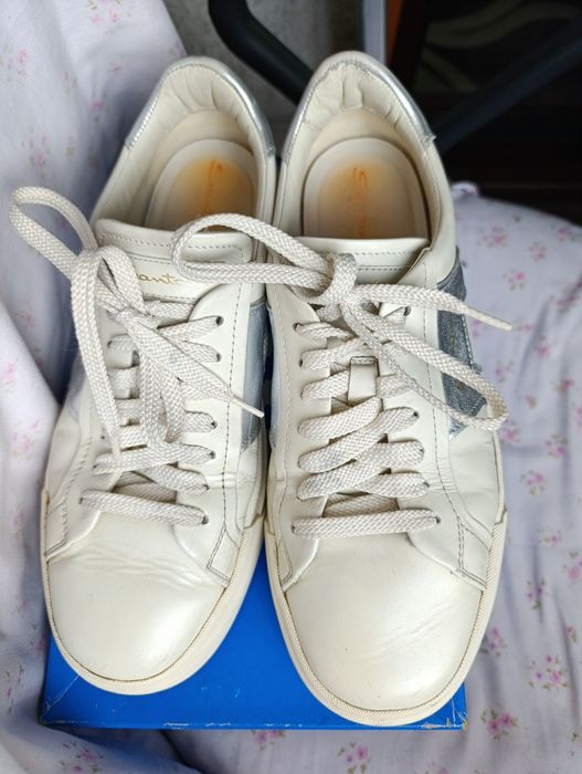 Оригинальные кроссовки Santoni Double Buckle Deri р.40.5