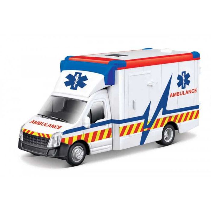Bburago Municipal VEHICLES Ambulance With STRETCHER Burago.