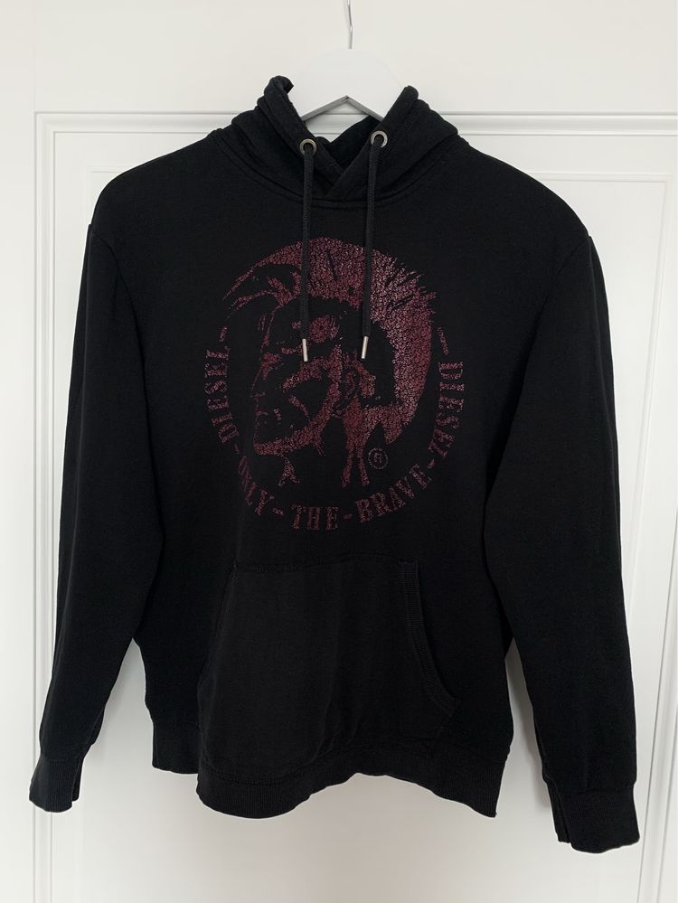 Diesel only the brave hoodie bluza z kapturem czarna Warszawa Mokotow OLX.pl