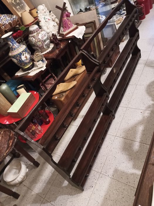 Antique Wall-Mounted Display Case or Display Cabinet, Dimensions in Description64740527591298124