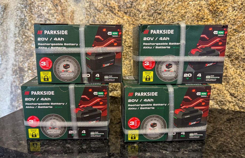 Bateria Parkside 20v/4Ah - Novo modelo