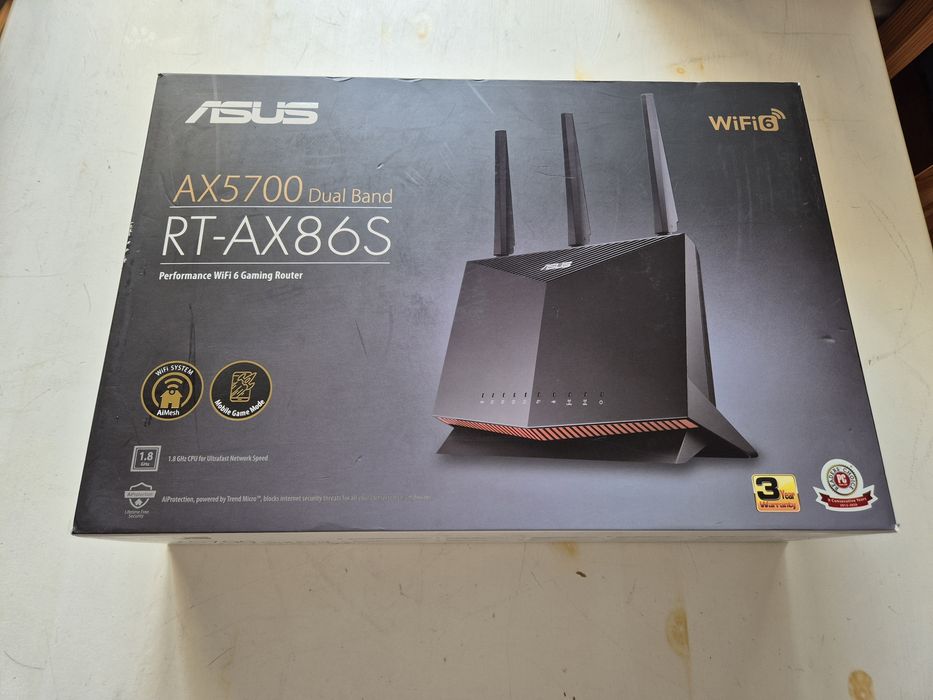 Router Gaming Asus RT-AX86S Wifi 6 2.5Gb Lan
