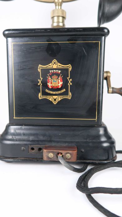 Telefone de manivela antigo Jydsk  1910/20´s