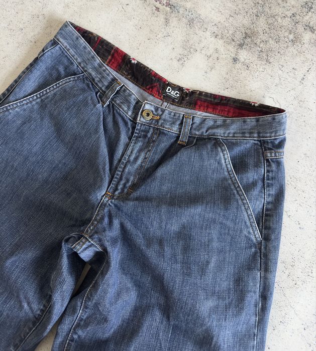 Винтажные широкие джинсы Dolce Gabbana оригинал Размер 44