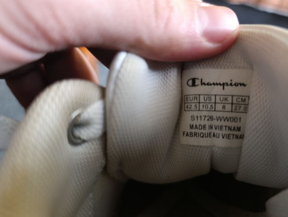 Buty  Champion Biało Niebiskie