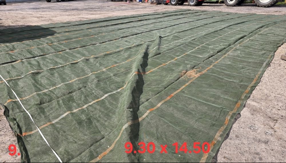 Siatka ochronna na pryzmy / silosy 9.30 x 14.50