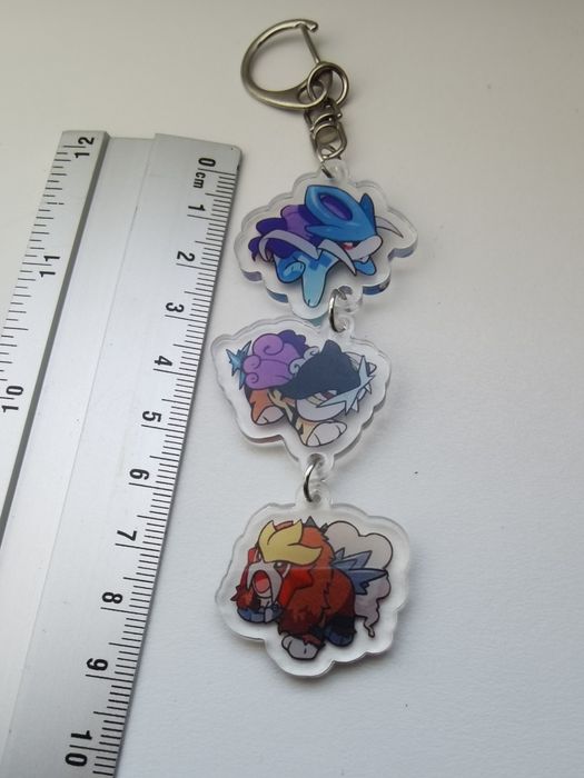 Zawieszka pokemon Suicune Raikou Entei