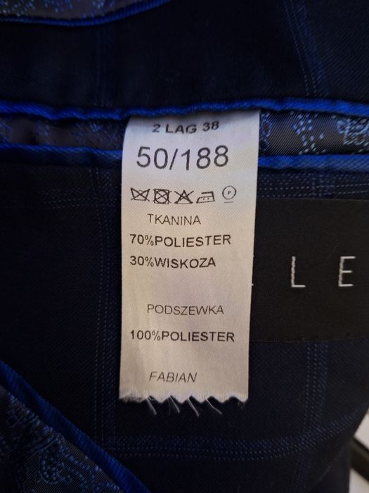 Garnitur męski granatowy 188