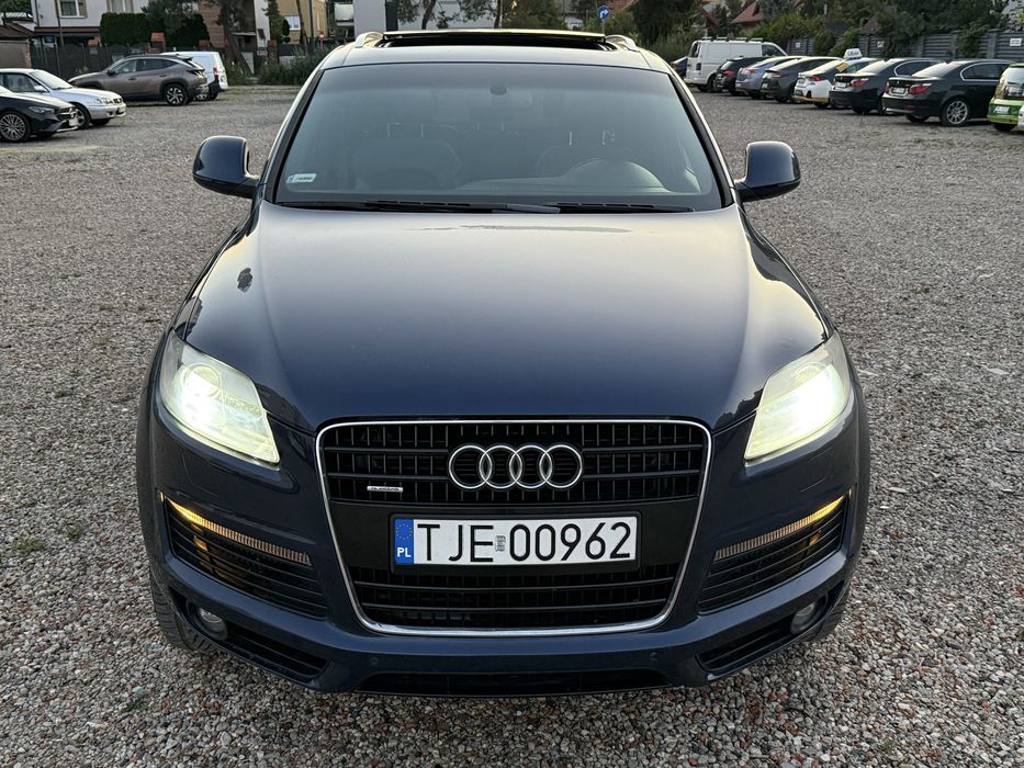 Audi Q7 S-Line 3.0d•2007•Bagata Wersja•Hak•M.Zamiana